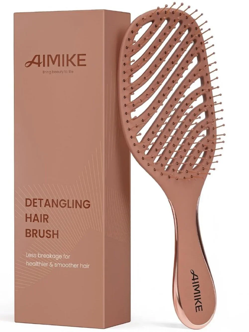 Detangler Brush, Wet Dry Vented Hair Brush w/Soft Bristles